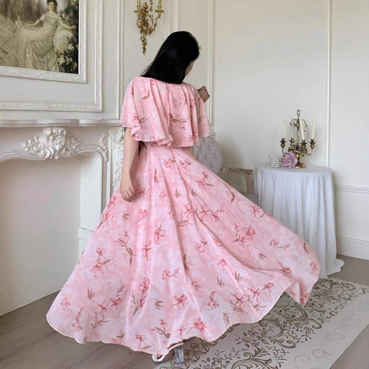 European And American Summer Women's Chiffon Dress
