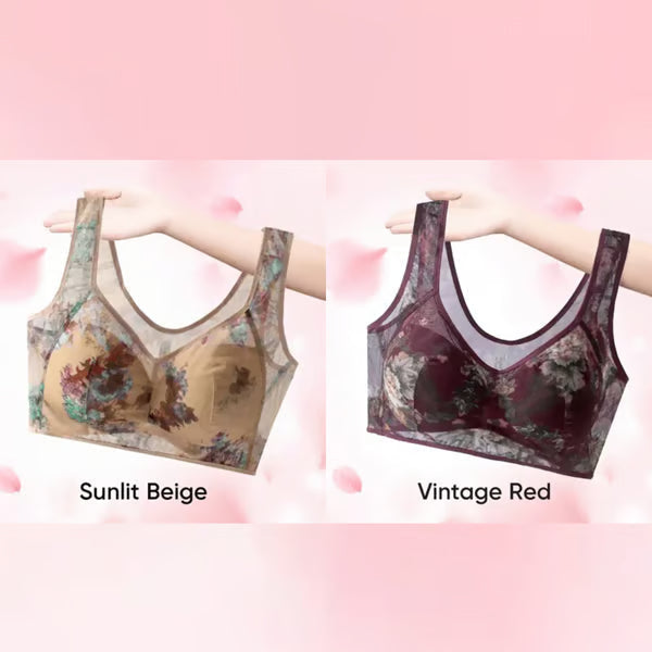 Ice Silk Lace Cooling Comfort Bra