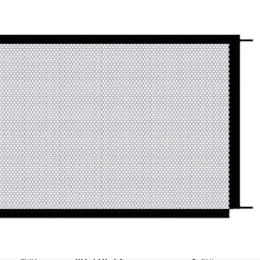 Portable & Foldable Dog Isolation Gate | Nylon Pet Protection Safety Fence