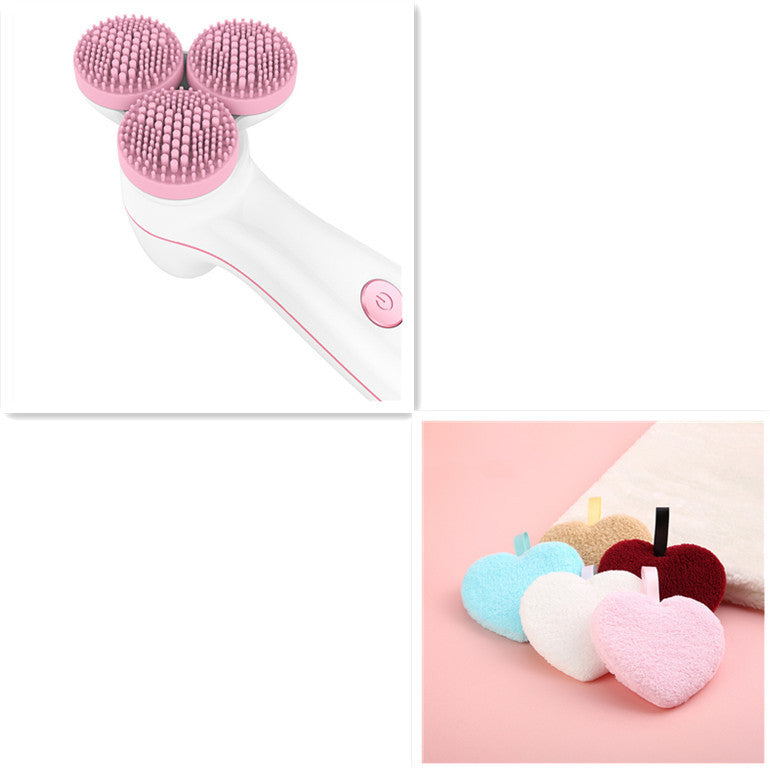 Electric Silicone Face Cleanser | 3D Smart Massage Vibration Beauty Tool