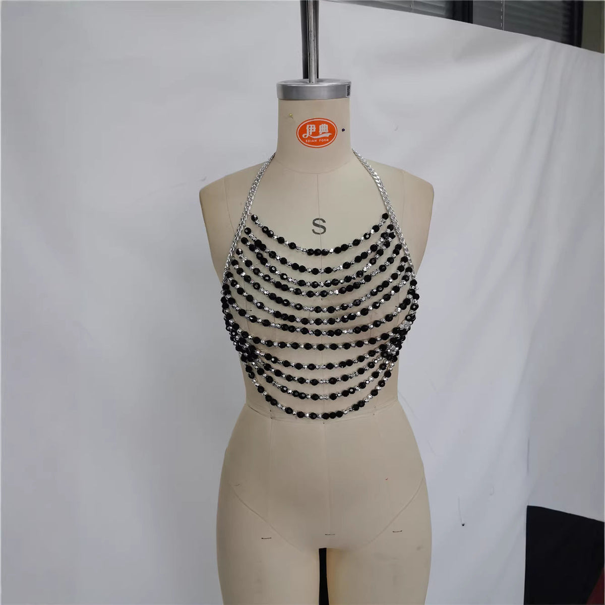 Sexy Resort-Style Pearl Bra Chain