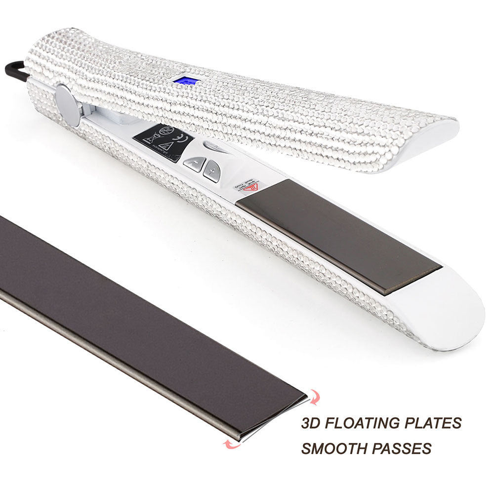 Luxury Glitter Flat Iron | Professional Titanium Plate Hair Straightener Hot Tool