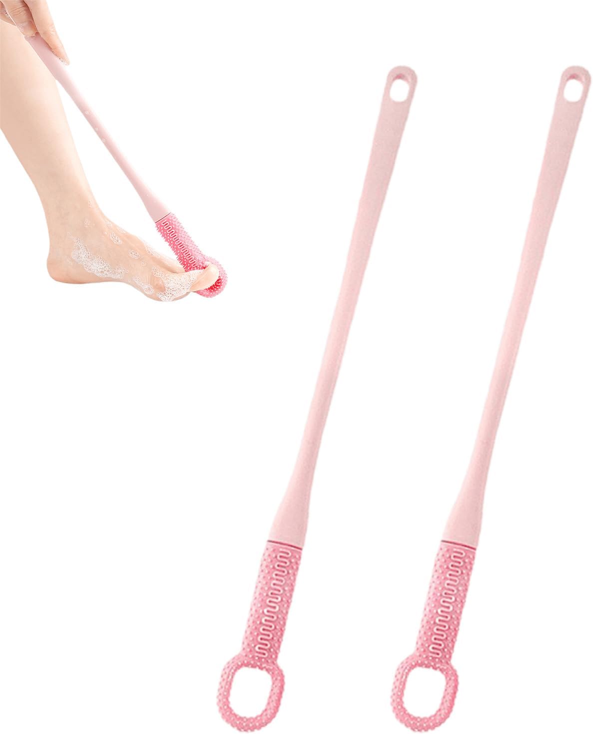 Easy-Reach Deep Cleaning Foot Brush