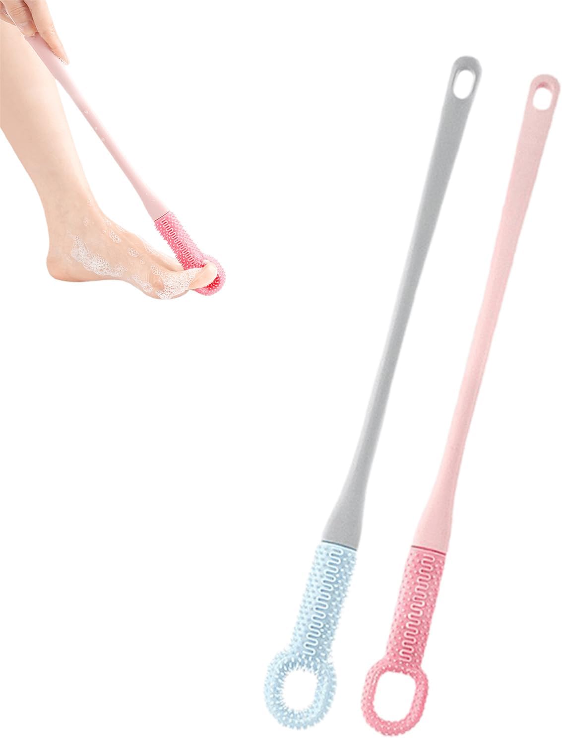 Easy-Reach Deep Cleaning Foot Brush