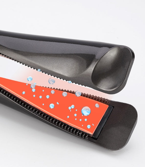 Professional 2-in-1 Hair Straightener & Crimper | Dry/Wet Hair Styling Comb
