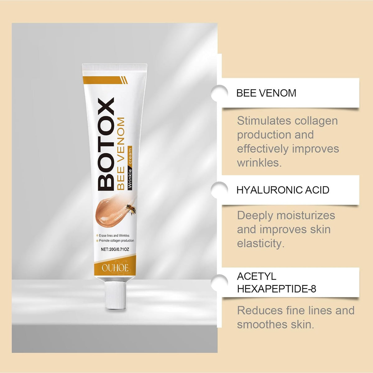 Botox Bee Venom Wrinkle Removal Cream