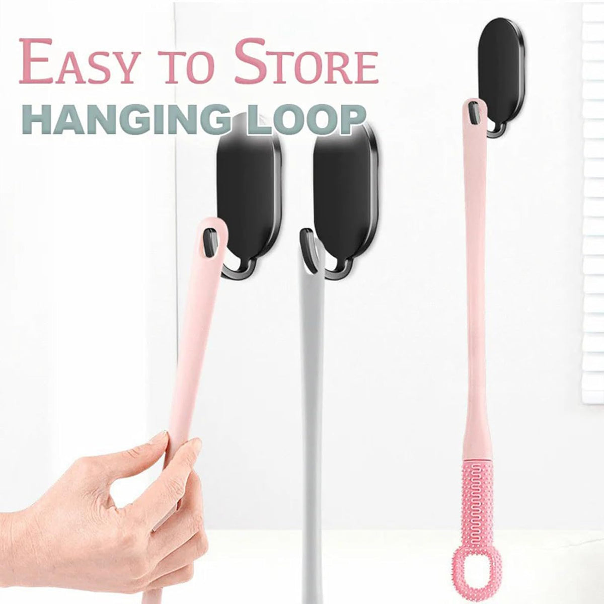 Easy-Reach Deep Cleaning Foot Brush