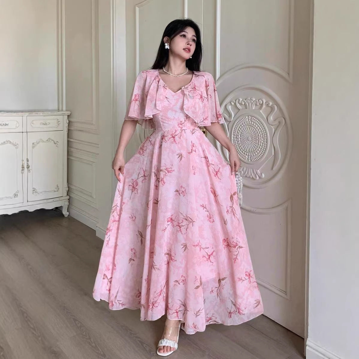 European And American Summer Women's Chiffon Dress