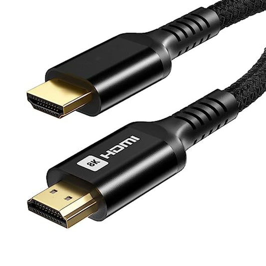 6.6FT High Speed 8K HDMI Cable 2.1 In Black - Premium & Reliable