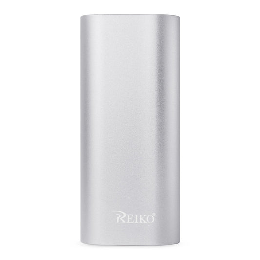 4800MAH UNIVERSAL POWER BANK WITH MICRO CABLE IN SILVER - Ultra-Slim & Reliable