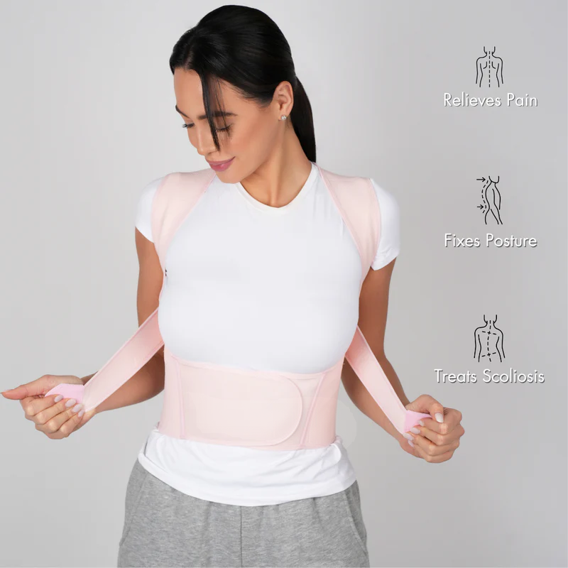 Adjustable Posture Corrector Brace for Daily Back Support - Women & Men