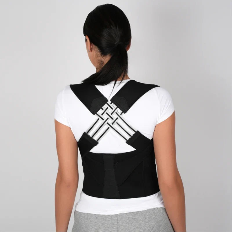 Adjustable Posture Corrector Brace for Daily Back Support - Women & Men