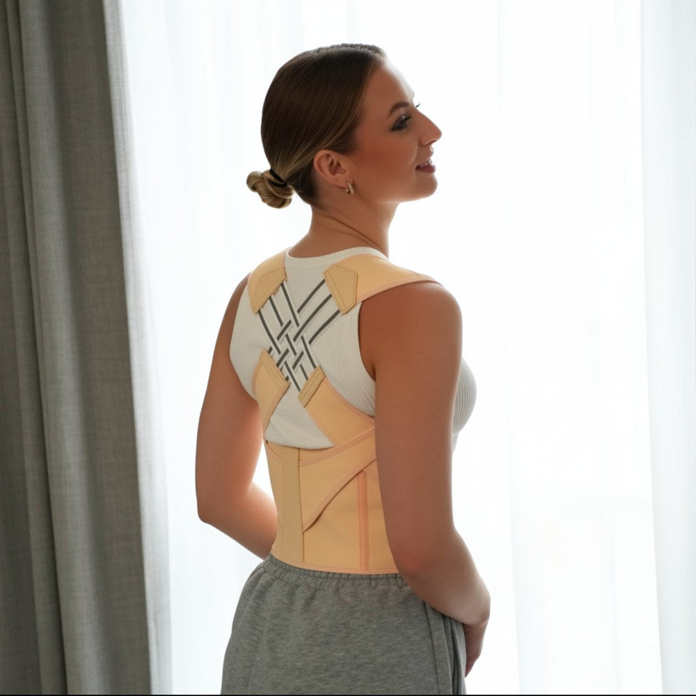 Adjustable Posture Corrector Brace for Daily Back Support - Women & Men