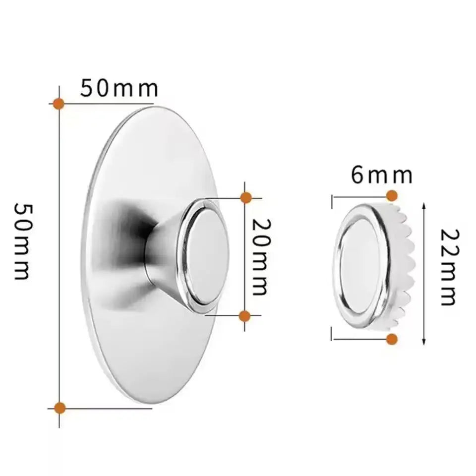 Perforation-Free Magnetic Soap Holder | Wall Mount Universal Storage