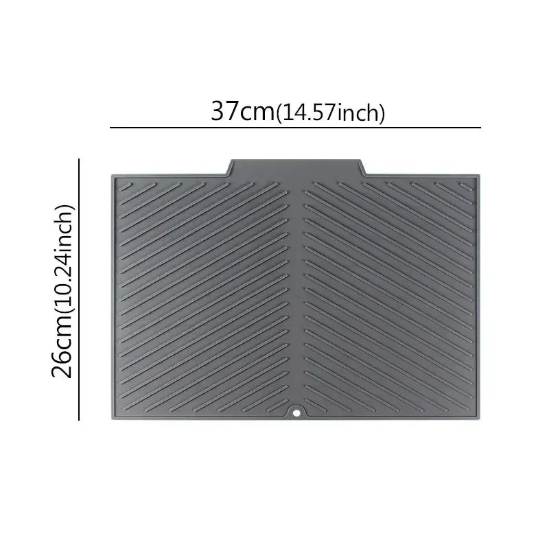 Silicone Drain Mat Three Models Bar Insulation Mat Bar Sink Drain Food Utensil Mat Kitchen Decoration Silicone Mat Accessories