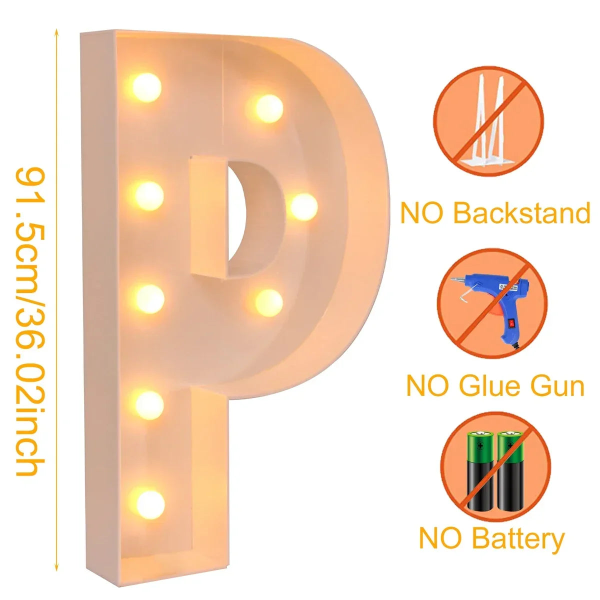Giant DIY Name Light-Up Letter Box | Christmas, Wedding & Birthday Decor