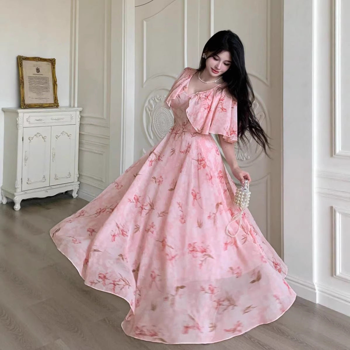 European And American Summer Women's Chiffon Dress