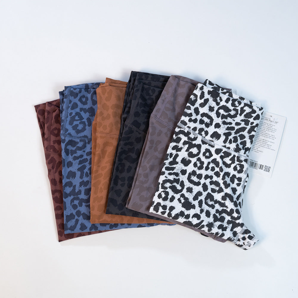 Skinny Fit Printed High-Waisted Activewear