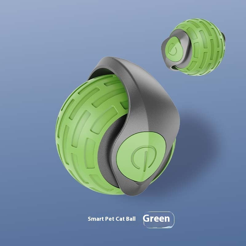 Self-Rolling Smart Cat Toy | Auto Electric Ball Teaser for Interactive Play & Fun