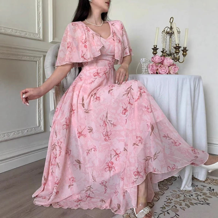European And American Summer Women's Chiffon Dress