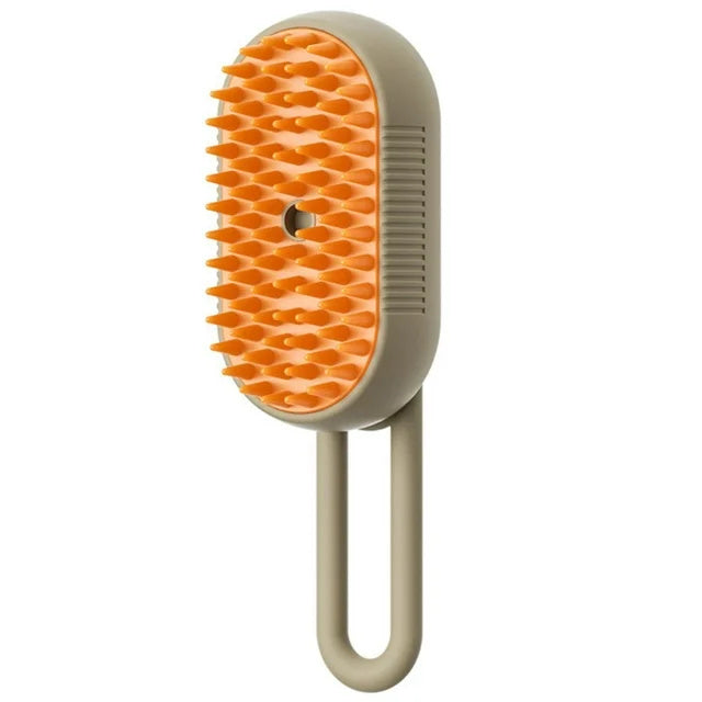 Steamy Dog & Cat Brush | Electric Spray Grooming Comb for Massage & Hair Removal